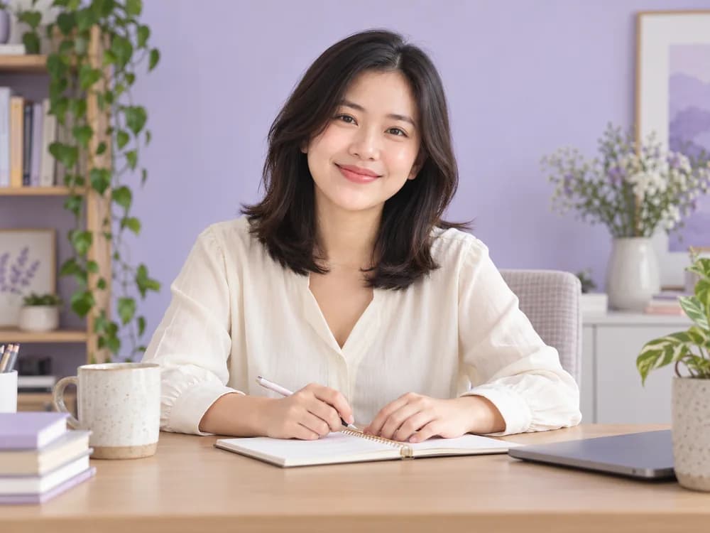 Người hướng dẫn tại không gian học tập sáng thoáng